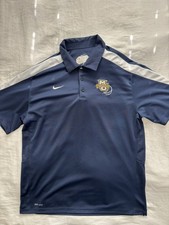 Marquette Golden Eagles NIKE Polo Large Team Issued Basketball Dri Fit NCAA picture