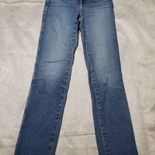 Madewell Women's Stovepipe High-Rise Straight-Leg Jeans Size 25 picture