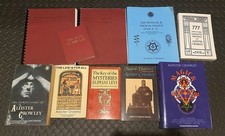 Aleister Crowley Book (Lot Of 10) Rare Occult OTO MAGICK THELEMA Grant Regardie picture