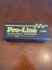 Vintage Pro-Line P-704B Professional Microphone in Case. Untested picture