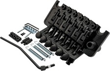 Musiclily Black Double Locking Tremolo Bridge Set for Guitar Replacement (54mm) picture
