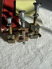 Three vintage universal push-pull long shaft dashboard switches - used picture