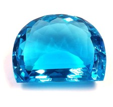 157.55 CT Natural Certified London Blue Topaz Fancy Cut IGL Loose Gemstone 6SHF picture