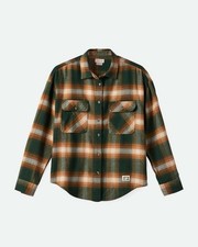 Braxton Women’s Bowery Classic Flannel Shirt Garden Topiary/Copper Sz S NWT $79 picture