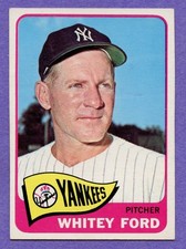 1965 Topps Whitey Ford #330 Yankees Centered EX-MT picture