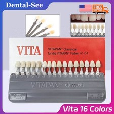 Vita Classical Shade Guide Dental Materials A1-D4 16 Colors Teeth Whitening picture