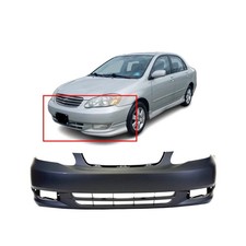 2003-2004 Toyota Corolla Sedan CE LE Front Bumper Cover TO1000240 5211902915 picture
