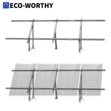 ECO-WORTHY Adjustable Solar Panel Mounting Brackets Kit System for 4PCS Panels picture