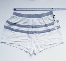 Forever 21 Women’s White & Gray Mid-Rise Shorts, Size S, NWT picture