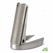 1911 Stainless steel Main Spring housing + Magwell - Full size Checkered, 1911 picture