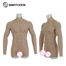 SMITIZEN Silicone Muscle Suit Realistic Fake Breast  Cosplay picture