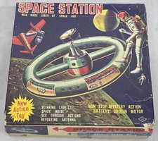 Space Station S.H. Horikawa Vintage Tin Toy picture