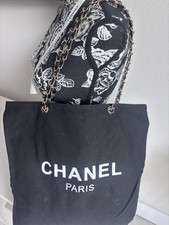 CHANEL Paris Beautè Black Tote With Chain/Leather Braided Strap GWP New picture
