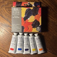 Winsor and Newton Winsor Colors 5 X 37 ml Professional Tube Art Set Boxed NIB picture