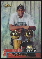 2000-01 Topps Finest Finest Moments Refractor Tim Duncan #FM-TD Spurs SP 