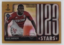 2021-22 Topps U23 Stars Gold Refractor 9/50 Eliot Matazo #U23-19 Rookie RC 4g8 picture