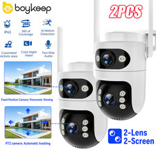 boykeep Outdoor Security Camera 5G Wireless WiFi Dual Lens Smart home PTZ 2PCS picture