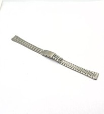 Seiko NOS Vintage G5092 14mm x 12mm Stainless Steel Watch Bracelet picture