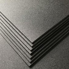 Pack of 2 ABS Plastic Sheet, Black Plastic Sheet 8