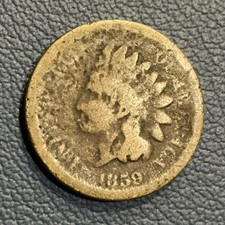 1859 Indian Head Cent - Vintage Copper - First Year picture