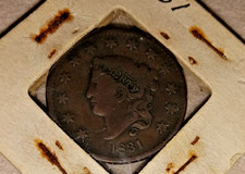 1831 Large Cent Liberty Coin United States of America picture