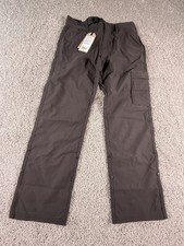 Prana Pants Mens 31x30 Dark Iron Stretch Zion II Vented Roll Tab Hiking Belt NWT picture