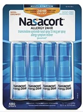Nasacort Allergy 24-Hour Spray Allergy 120 X 4 = 480 expdate 6/27+ picture