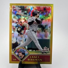 2003 Topps Chrome - Lance Berkman #41 Gold Refractor /449 picture