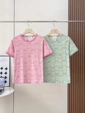 NWT COACH Women's Signature Pink & Green cotton T-shirt picture