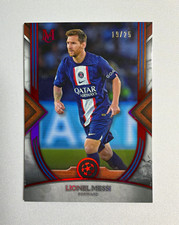 2022-23 Topps Museum Collection UCL Lionel Messi PSG #30 Ruby Parallel /25 picture