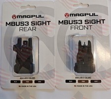MBUS3 MAGP Black Sight Set Gen 3 MBUIS-Front & Rear Flip Up Sights USA 250 Deal picture