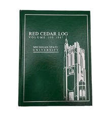 1987 Michigan State University Red Cedar Log Yearbook  picture