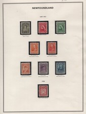CANADA NEWFOUNDLAND 1897-1908 SCOTT #78-85, 86, 87-90, 92 MINT HINGED picture