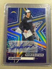 Panini 2025 Rookies & Stars Jim Harbaugh True Blue Signatures Auto #58/99 picture