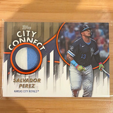 2026 Topps Series 2 Salvador Perez City Connect Swatch Gold /50 #CC2-SP MEM picture