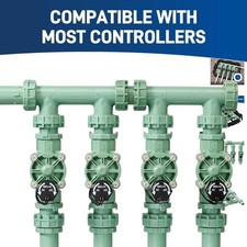 4-Valve Preassembled Sprinkler Manifold - Easy Tool-Free Installation & Durable picture