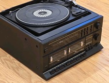 Fisher MC-715 Turntable Dual Cassette Tape Deck AM FM Tuner PARTS REPAIR ONLY picture