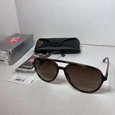 Authentic Ray-Ban RB4376 710/13 57 16 145 3N Havana Brown Aviator Sunglasses picture