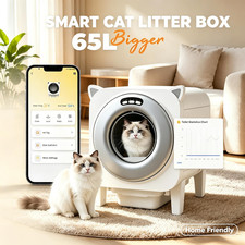 Self Cleaning Litter Box for Multiple Cats, Automatic Cat Litter Box App Control picture