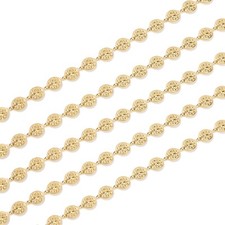 3meters Silver/Gold Stainless Steel Flower Round Disc Connect Chains picture