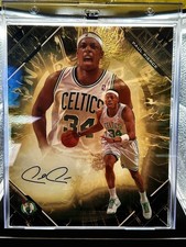 2025-26 Under Wraps Emanate Paul Pierce Gold 14/50 Auto 8x10 picture