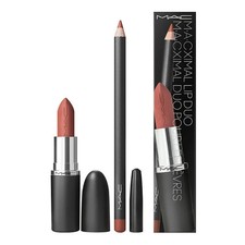 Mac MacXimal Lip Duo Silky Matte Lipstick 617 VELVET TEDDY & Lip Pencil SPICE picture