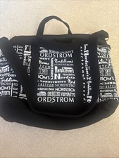 Nordstrom 125 Anniversary Black/White Logo Tote Bag Limited Edition Shopping NEW picture