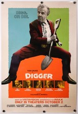 Digger - original DS movie poster 27x40 DS 2026 Tom Cruise Final picture