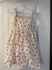 Girls Dress – Strawberry Print picture