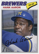 HANK AARON 77## BUY 5 GET 1 FREE ## or 30% OFF 12 OR MORE picture