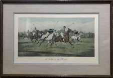 🐴 Vintage George Wright Polo Prints - Set of 2 Paintings picture