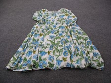 Tuckernuck Dress Women M Colorful Floral Maxi Tiered Preppy Costal Cottage picture