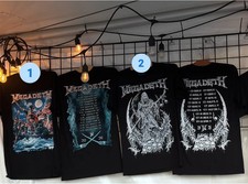 Megadeth 2026 Tour T-shirt reprint picture
