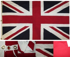 SEWN COTTON 3' X 5' ENGLAND UK FLAG - UNION JACK - ENGLISH - BRITISH picture